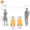 积分免费兑：小米行李箱小型20英寸旅行箱万向轮拉杆箱男女登机箱密码箱青春款黑色 商品缩略图7