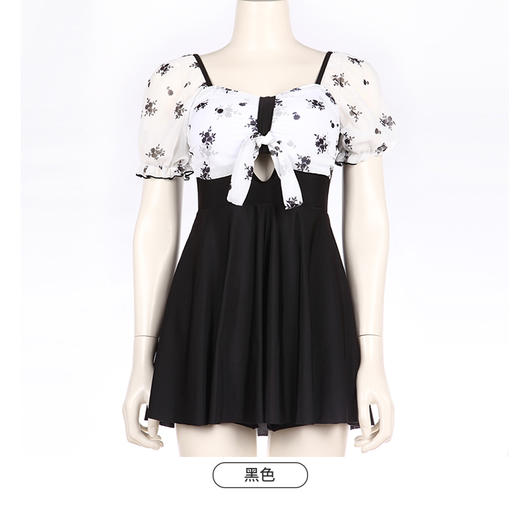 都市丽人一体式泳衣女半光涤泳布泳衣连体泳衣女士连体泳衣LS41C1 商品图7