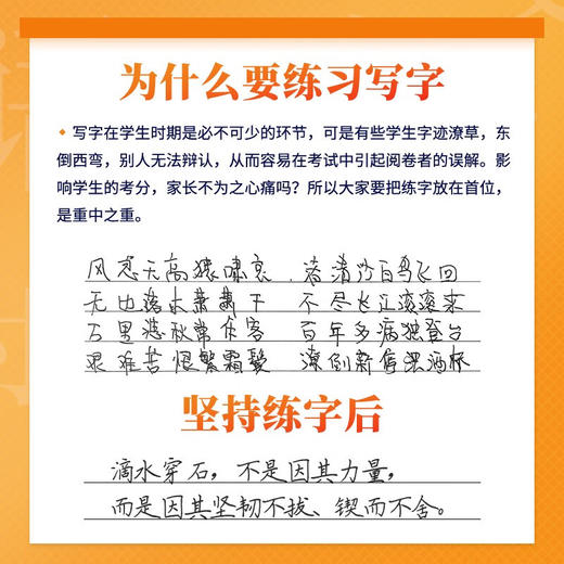 生字练字帖 小学生1-6年级上下册语文 同步生字练字帖  小学生专用正版每日一练描红规范字楷书 写字课课练 手写本 笔顺描红硬笔书法田字格练习本 商品图9