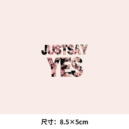 潮流服装贴服饰辅料烫画贴布贴pet白墨英文字母花朵热转印图 商品图2