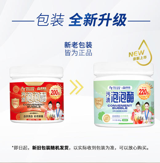 新款菲诗故事泡泡酶，发黄发霉衣物救星，衣领鞋子袖口袜子校服抹布一泡就干净，奶渍尿渍便渍通通搞定 商品图8
