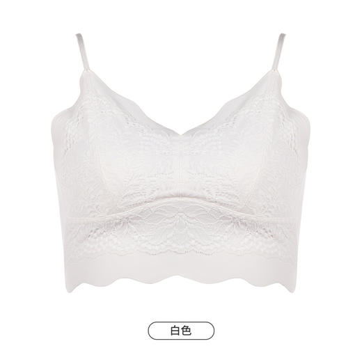 都市丽人抹胸女锦纶冰丝背心无罩杯短抹胸短抹胸无钢圈无排扣LV41A6 商品图8