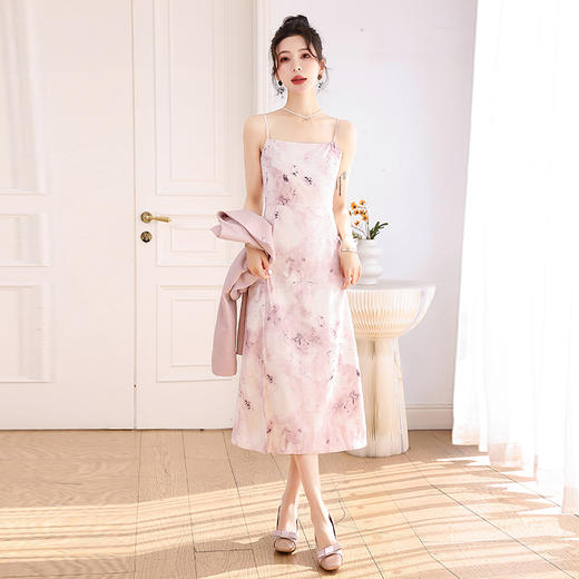 新中式盘扣小外套，吊带裙两件套HR-YWY8930 商品图4