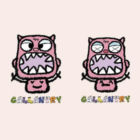 美式复古风小怪物印花图案热转印A级过粉耐水洗胶印白墨烫画