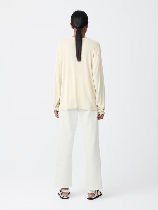 Studio Nicholson  浅竹青SIMMONS莱赛尔长袖T恤 商品图6