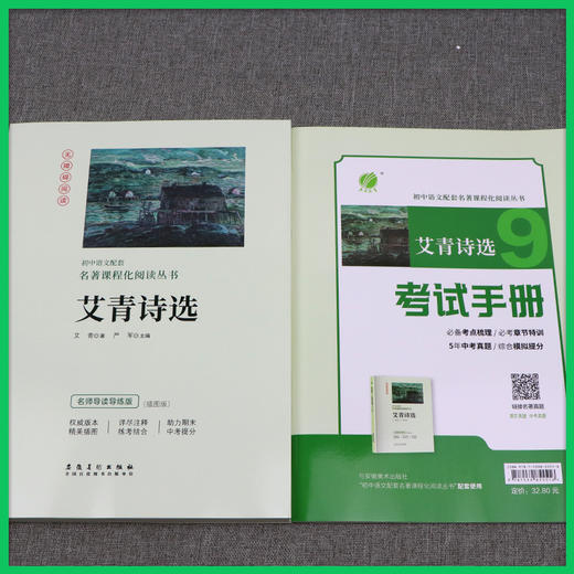 艾青诗选【九年级上】初中语文配套名著课程化阅读丛书 商品图1