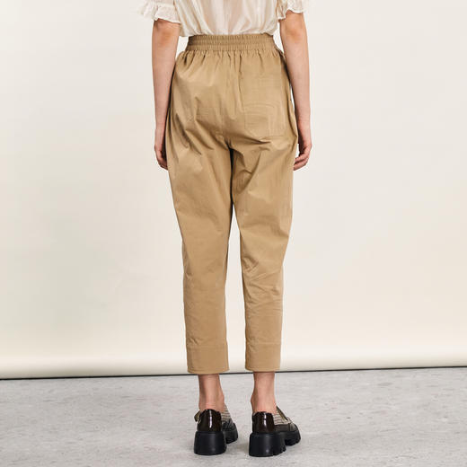 谜底宽松休闲裤九分裤女2024年夏季新品简约百搭萝卜裤242MK0506 商品图2