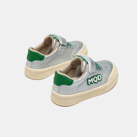 【ZY马骑顿】春季新品运动小白鞋女孩鞋子魔术贴男童板鞋 商品图2