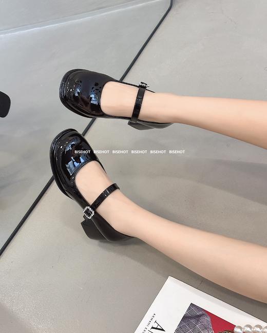 新品粗跟小清新淑女范大口小单鞋798B41511（W） 商品图4