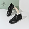 2024经典鲨春季新款男士平底牛皮革通勤职场皮鞋KW259-D14011 商品缩略图1
