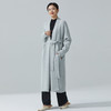 东黎 • 小山羊绒女士秋冬连帽系带中长款开衫 3370 商品缩略图3