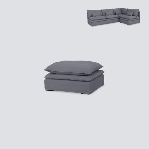 NS家居 ns furniture 软包布艺转角组合沙发NSSF-5318 商品图2