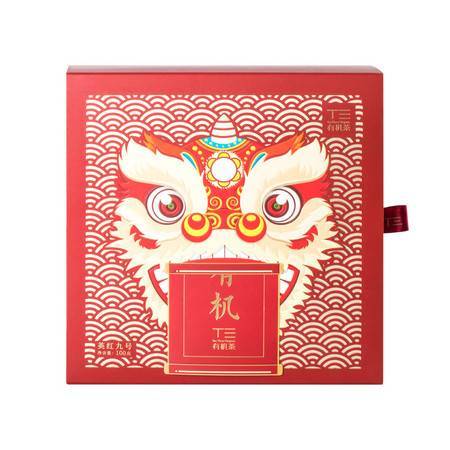德高信•金狮献瑞 英红九号 50g*2 清远英德红茶   茶叶 礼盒 商品图3