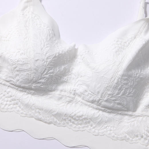 都市丽人抹胸女锦纶冰丝背心无罩杯短抹胸短抹胸无钢圈无排扣LV41A6 商品图3