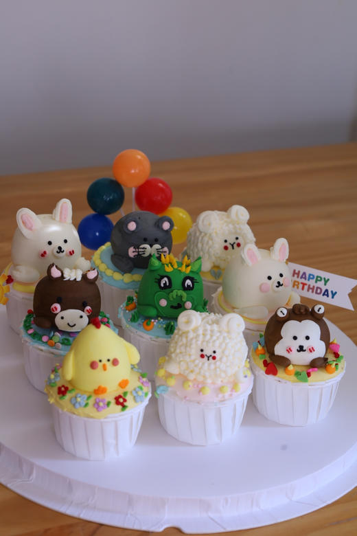 立体造型奶油霜动物纸杯 商品图4