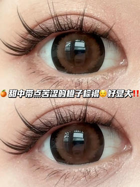 R17苦涩甜橙棕褐·半年抛型