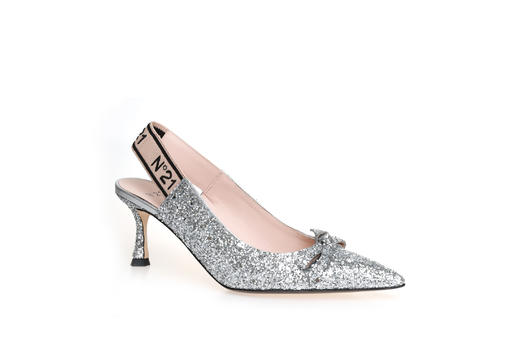 豪麟名鞋奥莱N°21 女鞋半凉鞋格丽特N17170B银色  原价7600元 商品图0