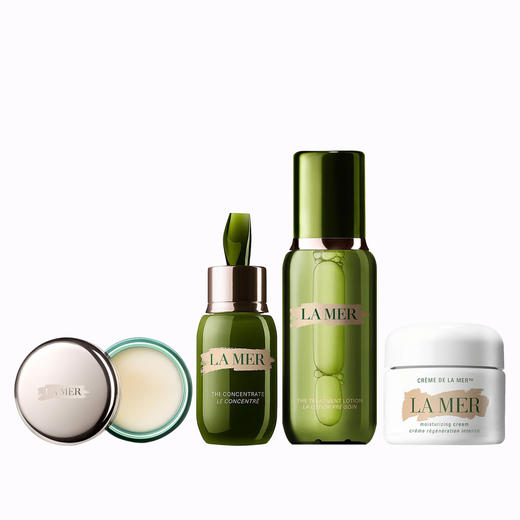 LAMER海蓝之谜卓效舒愈四件套 精粹水150ml +浓缩精华50ml +润唇膏9g +经典面霜60ml 礼盒装【CDF】 商品图13