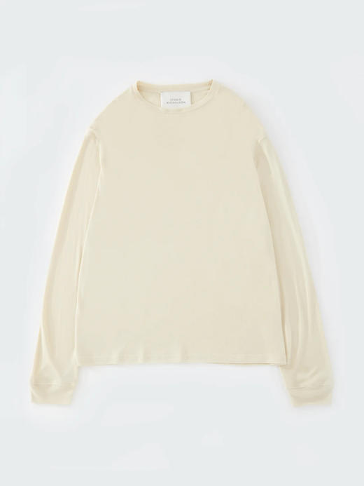 Studio Nicholson  浅竹青SIMMONS莱赛尔长袖T恤 商品图7