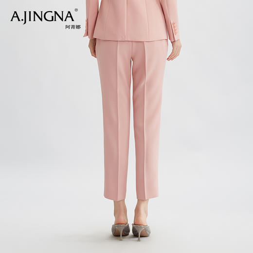 【商场同款】阿菁娜2024春夏新款通勤精致显瘦小脚西装裤A29C210053 商品图3