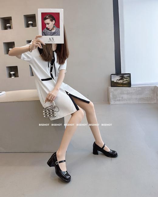 新品粗跟小清新淑女范大口小单鞋798B41511（W） 商品图8