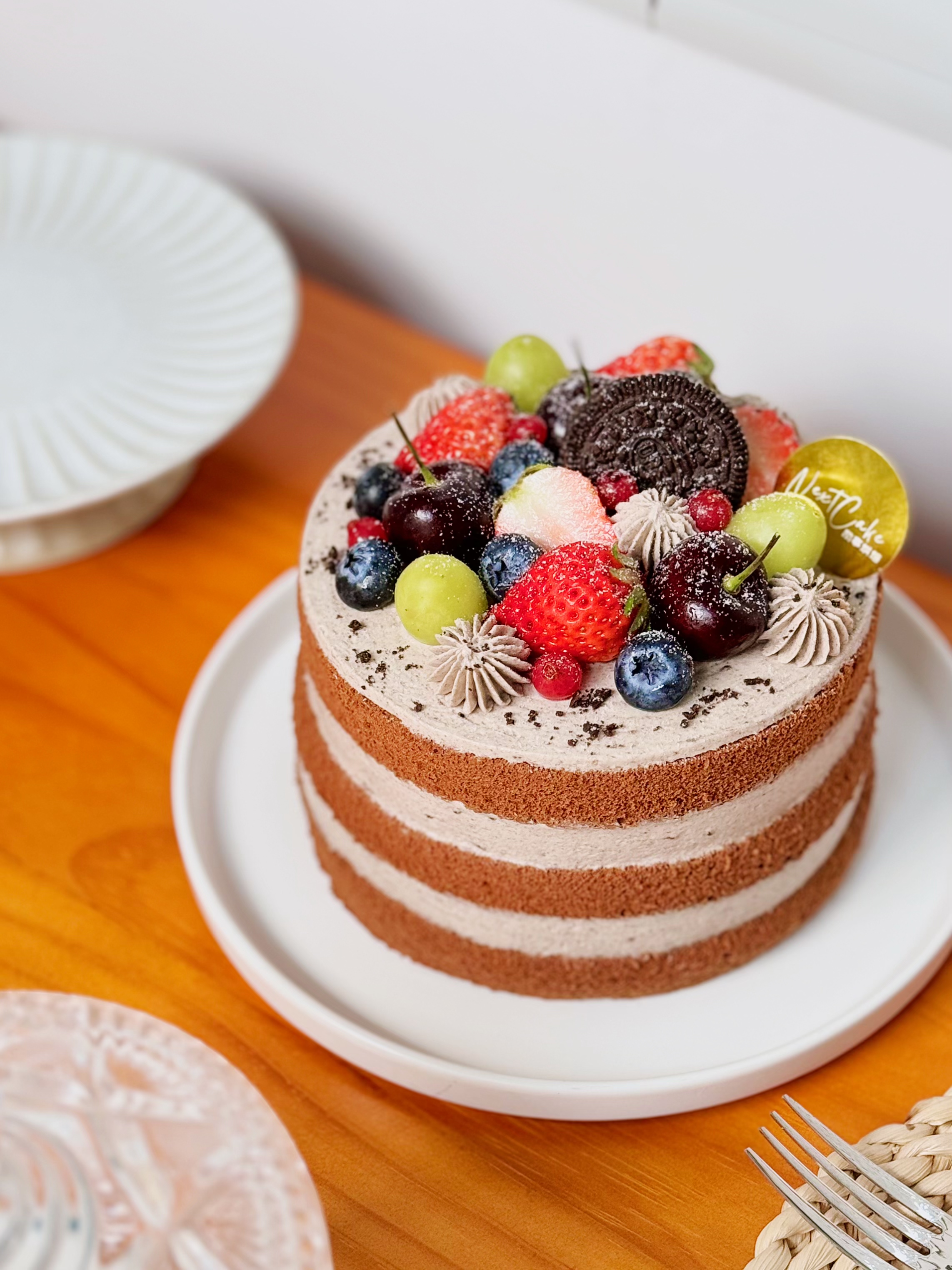 奥利奥咸奶油裸蛋糕