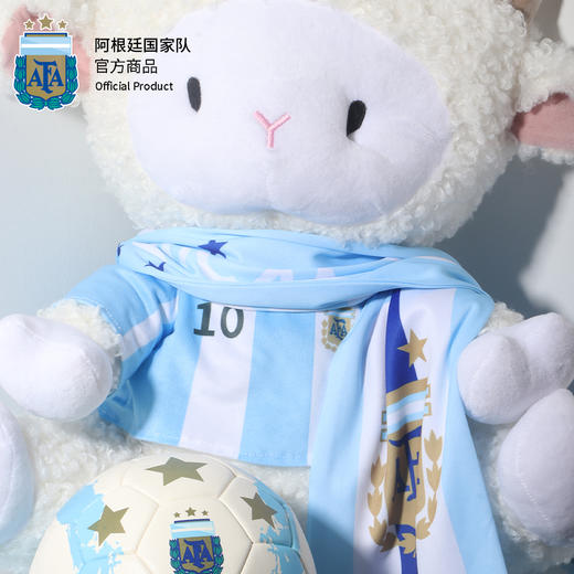 阿根廷国家队官方商品 | 小羊咩西大号玩偶 世界杯毛绒公仔 商品图4