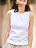 PETIT SCHAN小闪 CLO#454 ease 小自在 棉混纺加厚纯色简约圆领基础无袖背心 商品缩略图1