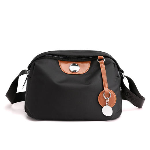 ALBB-包包女士2024新款牛津布斜挎包轻便百搭潮时尚纯色单肩包休闲小包 商品图5