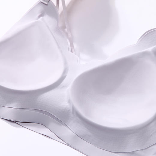 都市丽人抹胸女锦纶冰丝背心无尺码半固定模杯短抹胸短抹胸无钢圈无排扣LV41A1 商品图9