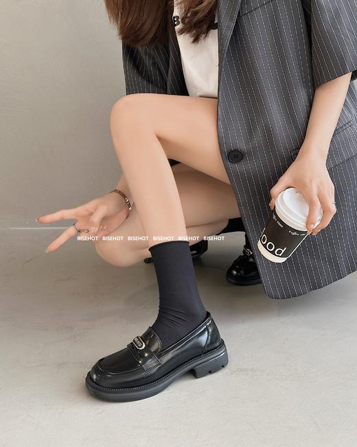 新品女士漆皮乐福小单鞋百搭舒适798B41510（W） 商品图7