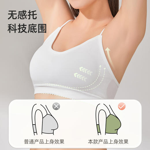 KIMHOME 一次性内衣文胸 女士日抛灭菌免洗胸罩便携【吊带款】 商品图2