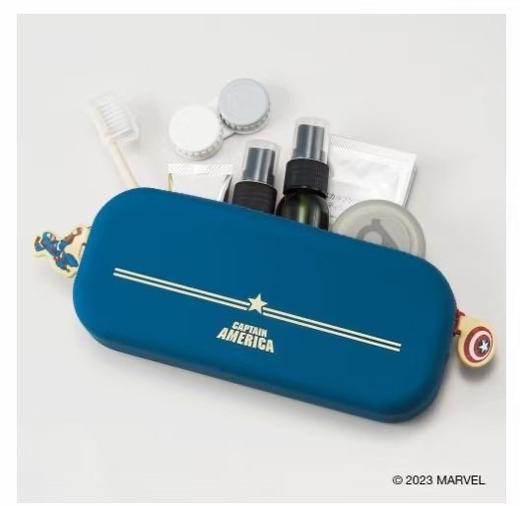 日本LIHIT LAB漫威限定硅胶笔袋美国队长钢铁侠蜘蛛侠毒液 商品图1