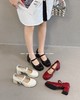 新品粗跟小清新淑女范大口小单鞋798B41511（W） 商品缩略图0