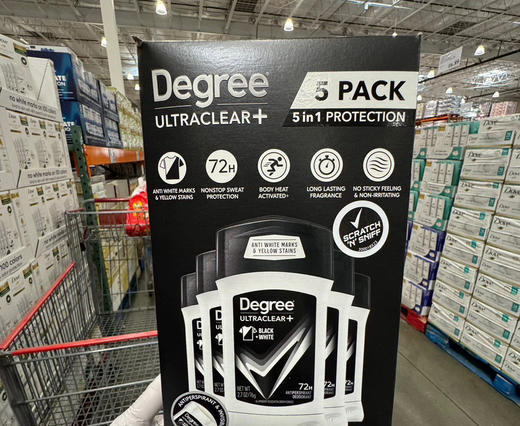 好折扣Degree男士户外运动固体长效止汗防臭膏5瓶装🔥美国🇺🇸直邮特价230元/5瓶装🉐🉐 商品图3