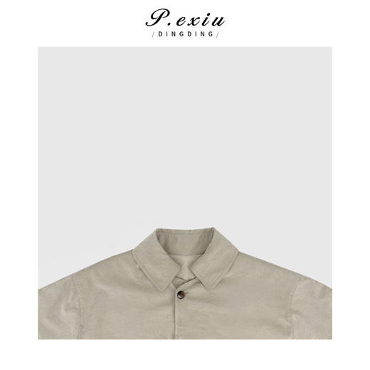 PanYiXiu/潘依绣北欧风廓形简约设计休闲风衣外套 W-61782 商品图3