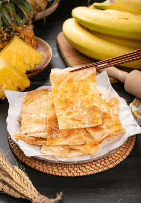 异国风情！【黄油印度飞饼】顺丰发货 美味直达 地方特色美食 外皮酥脆 夹着纯天然果肉馅 果香四溢 口感质地丝滑~