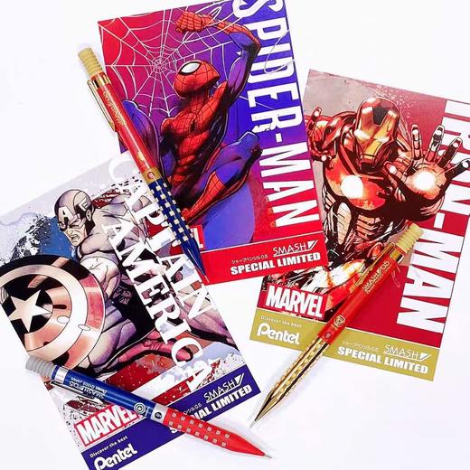 日本Pentel派通SMASH限定漫威一体笔头低重心自动铅笔 商品图1