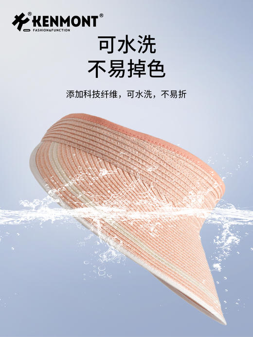 【云优选】卡蒙度假休闲可折叠空顶蛋卷帽亲子款KM-4441 商品图5