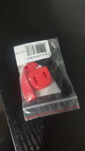 鞋扣LACE LOCK RED 1SZ FITALL