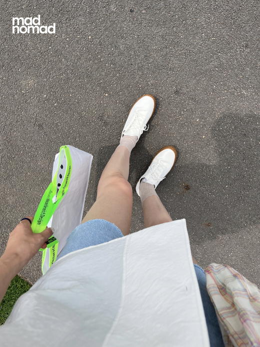 madnomad｜霜云白 Lagom vegan sneakers 素皮软木底鞋 商品图2