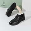 2024经典鲨春季新款男士平底牛皮革通勤职场皮鞋KW259-D14011 商品缩略图3