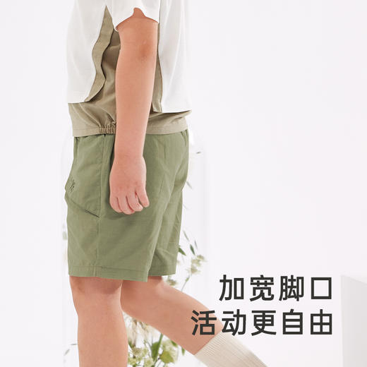 【商场同款】英氏儿童工装裤夏季休闲百搭男童透气中裤2024新款 商品图2