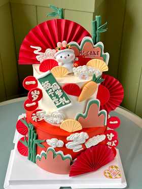 兔宝宝周岁双层蛋【红色色素较重】