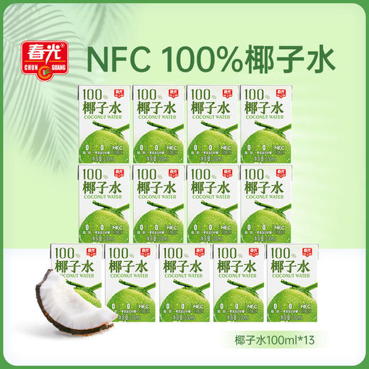 椰子水100ml 植物蛋白饮料 商品图1