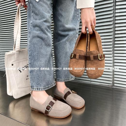 新品美拉德磨砂皮平底小单鞋394B41508（W） 商品图0