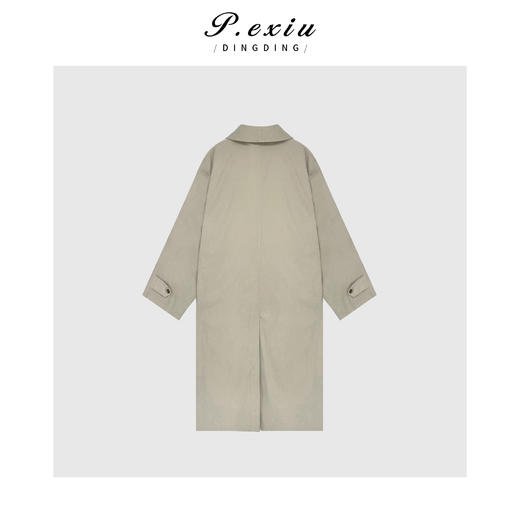 PanYiXiu/潘依绣北欧风廓形简约设计休闲风衣外套 W-61782 商品图2
