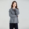 东黎 • 小山羊绒 中性休闲针织秋冬舒适纯色时尚翻领衬衫 21C10 商品缩略图1