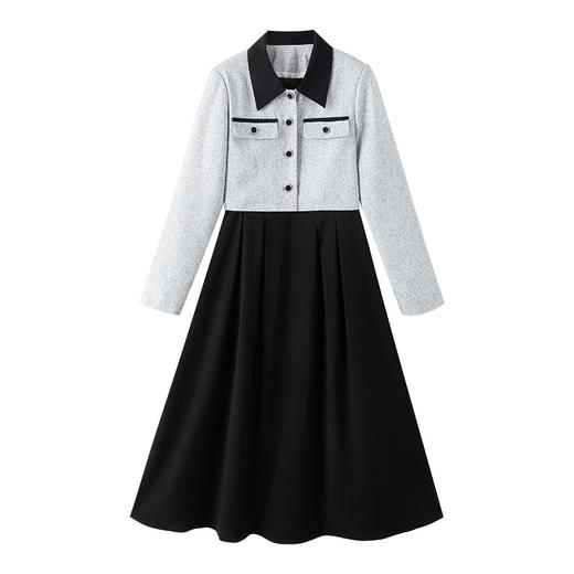 2024春季新款高级感气质轻熟风小香风外套配连衣裙两件套HR-LMJY6660 商品图4