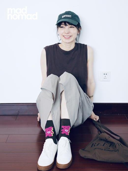 madnomad｜霜云白 Lagom vegan sneakers 素皮软木底鞋 商品图0